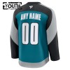 San Jose Sharks tröja Customized Fanatics Premium 2025-26 Teal Tredje - NHL Tröjor Barn