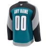 San Jose Sharks tröja Customized Fanatics Premium 2025-26 Teal Tredje - NHL Tröjor Herr