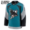 San Jose Sharks tröja Fanatics Premium Macklin Celebrini 2025-26 Teal Tredje - NHL Tröjor Barn