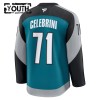 San Jose Sharks tröja Fanatics Premium Macklin Celebrini 2025-26 Teal Tredje - NHL Tröjor Barn