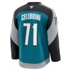 San Jose Sharks tröja Fanatics Premium Macklin Celebrini 2025-26 Teal Tredje - NHL Tröjor Herr