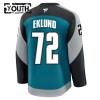 San Jose Sharks tröja Fanatics Premium William Eklund 2025-26 Teal Tredje - NHL Tröjor Barn