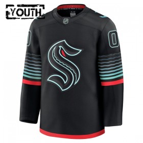 Seattle Kraken tröja Customized Fanatics Premium 2025-26 Svart Tredje - NHL Tröjor Barn