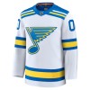 St. Louis Blues tröja Customized Fanatics Premium 2025-26 Vit Borta - NHL Tröjor Herr