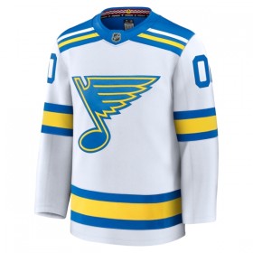 St. Louis Blues tröja Customized Fanatics Premium 2025-26 Vit Borta - NHL Tröjor Herr
