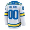 St. Louis Blues tröja Customized Fanatics Premium 2025-26 Vit Borta - NHL Tröjor Herr