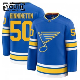 St. Louis Blues tröja Fanatics Premium Binnington Jordan 2025-26 Blå Hemma - NHL Tröjor Barn