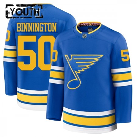 St. Louis Blues tröja Fanatics Premium Binnington Jordan 2025-26 Blå Hemma - NHL Tröjor Barn St. Louis Blues tröja Fanatics Premium Binnington Jordan 2025-26 Blå Hemma - NHL Tröjor Barn