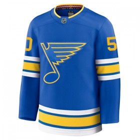 St. Louis Blues tröja Fanatics Premium Binnington Jordan 2025-26 Blå Hemma - NHL Tröjor Herr