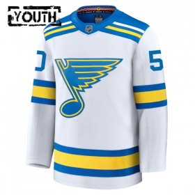 St. Louis Blues tröja Fanatics Premium Binnington Jordan 2025-26 Vit Borta - NHL Tröjor Barn