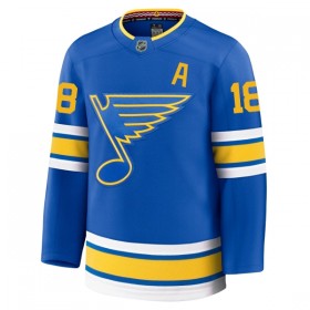St. Louis Blues tröja Fanatics Premium Robert Thomas 2025-26 Blå Hemma - NHL Tröjor Herr