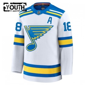 St. Louis Blues tröja Fanatics Premium Robert Thomas 2025-26 Vit Borta - NHL Tröjor Barn