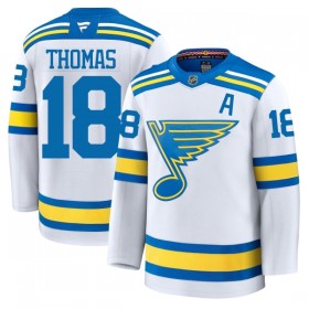 St. Louis Blues tröja Fanatics Premium Robert Thomas 2025-26 Vit Borta - NHL Tröjor Herr