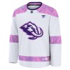 tröja Customized Utah Hockey Club Fanatics Hockey Fights Cancer Practice Vit - NHL Tröjor Herr