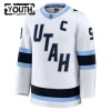 tröja Utah Hockey Club Fanatics Premium Clayton Keller Vit Borta - NHL Tröjor Barn