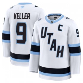 tröja Utah Hockey Club Fanatics Premium Clayton Keller Vit Borta - NHL Tröjor Herr