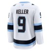 tröja Utah Hockey Club Fanatics Premium Clayton Keller Vit Borta - NHL Tröjor Herr