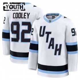 tröja Utah Hockey Club Fanatics Premium Logan Cooley Vit Borta - NHL Tröjor Barn