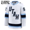 tröja Utah Hockey Club Fanatics Premium Logan Cooley Vit Borta - NHL Tröjor Barn