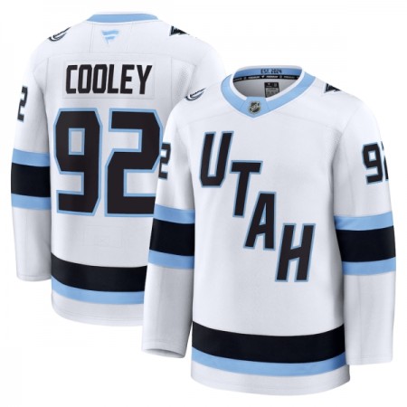 tröja Utah Hockey Club Fanatics Premium Logan Cooley Vit Borta - NHL Tröjor Herr tröja Utah Hockey Club Fanatics Premium Logan Cooley Vit Borta - NHL Tröjor Herr