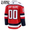 Washington Capitals tröja Customized Fanatics Premium 2025-26 Röd Tredje - NHL Tröjor Barn