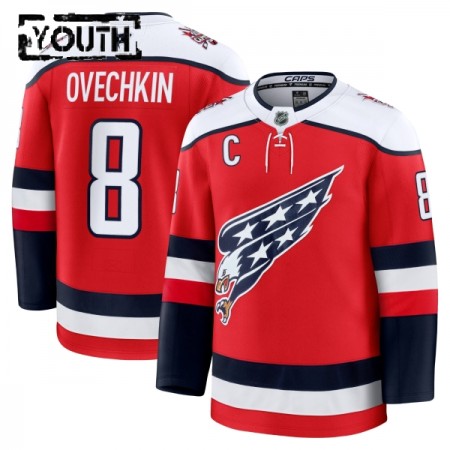 Washington Capitals tröja Fanatics Premium Alex Ovechkin 2025-26 Röd Tredje - NHL Tröjor Barn Washington Capitals tröja Fanatics Premium Alex Ovechkin 2025-26 Röd Tredje - NHL Tröjor Barn