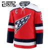 Washington Capitals tröja Fanatics Premium Alex Ovechkin 2025-26 Röd Tredje - NHL Tröjor Barn