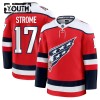 Washington Capitals tröja Fanatics Premium Dylan Strome 2025-26 Röd Tredje - NHL Tröjor Barn Washington Capitals tröja Fanatics Premium Dylan Strome 2025-26 Röd Tredje - NHL Tröjor Barn