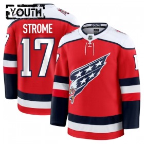 Washington Capitals tröja Fanatics Premium Dylan Strome 2025-26 Röd Tredje - NHL Tröjor Barn