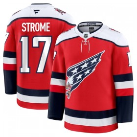 Washington Capitals tröja Fanatics Premium Dylan Strome 2025-26 Röd Tredje - NHL Tröjor Herr