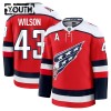 Washington Capitals tröja Fanatics Premium Tom Wilson 2025-26 Röd Tredje - NHL Tröjor Barn Washington Capitals tröja Fanatics Premium Tom Wilson 2025-26 Röd Tredje - NHL Tröjor Barn