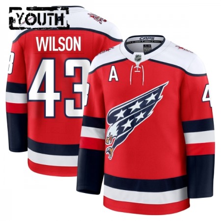Washington Capitals tröja Fanatics Premium Tom Wilson 2025-26 Röd Tredje - NHL Tröjor Barn Washington Capitals tröja Fanatics Premium Tom Wilson 2025-26 Röd Tredje - NHL Tröjor Barn