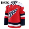 Washington Capitals tröja Fanatics Premium Tom Wilson 2025-26 Röd Tredje - NHL Tröjor Barn
