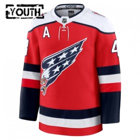 Washington Capitals tröja Fanatics Premium Tom Wilson 2025-26 Röd Tredje - NHL Tröjor Barn